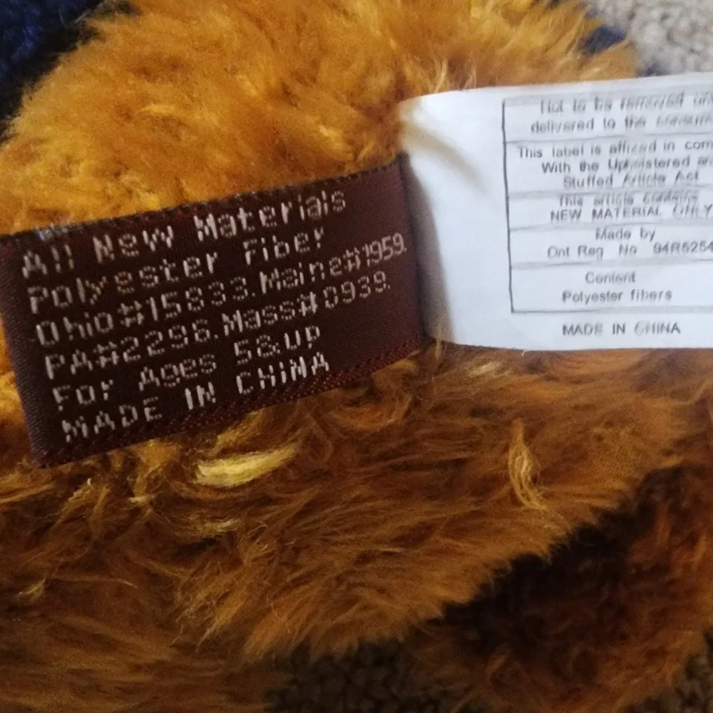 1997 Brass Button Bear Legendary Collection Tango Anchor Outfit Pickford Bears